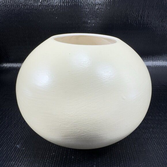 Vintage Hand Made Southwestern Pottery Votive Candle Holder Cutouts Signed VTG - Picture 10 of 15